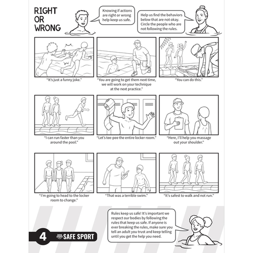 Safe Sport Coloring Book – Ages 5-11 – 10/PK image thumbnail