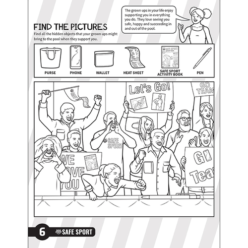 Safe Sport Coloring Book – Ages 5-11 – 10/PK image thumbnail