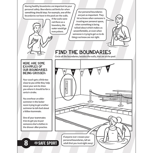 Safe Sport Coloring Book – Ages 5-11 – 10/PK image thumbnail