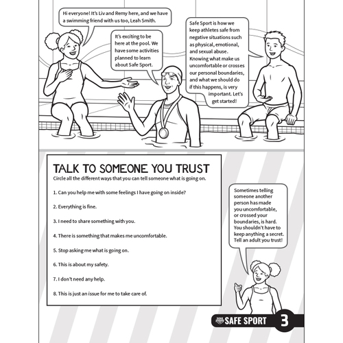 Safe Sport Coloring Book – Ages 12-18 – 10/PK image thumbnail