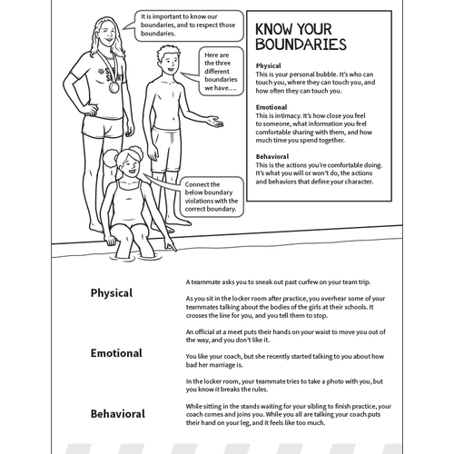 Safe Sport Coloring Book – Ages 12-18 – 10/PK image thumbnail