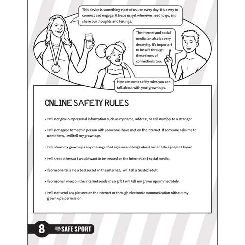 Safe Sport Coloring Book – Ages 12-18 – 10/PK image thumbnail