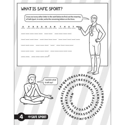 Safe Sport Coloring Book – Ages 12-18 – 10/PK image thumbnail