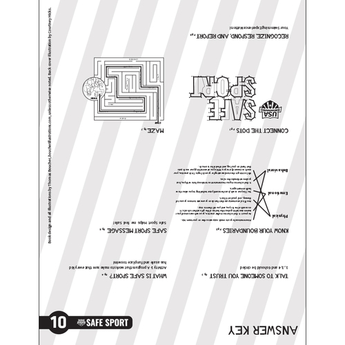 Safe Sport Coloring Book – Ages 12-18 – 10/PK image thumbnail