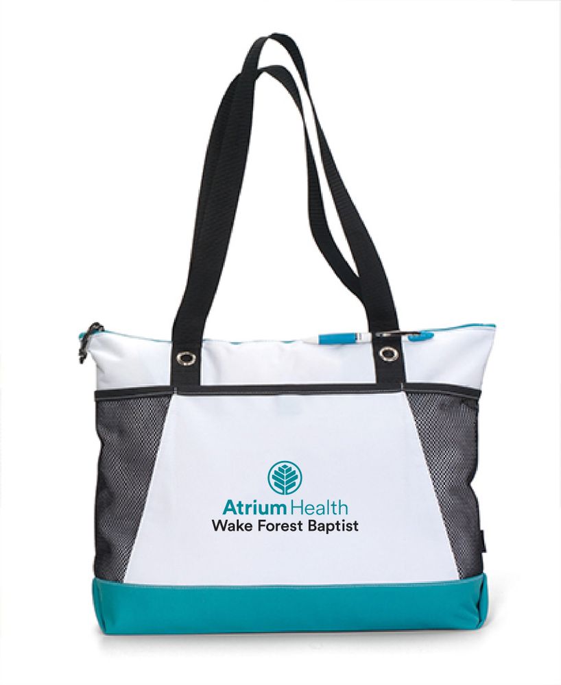 Wake Forest White Business Tote  primary image