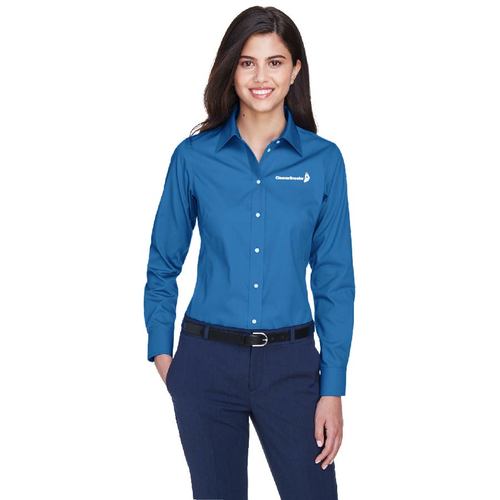 D&J Ladies' Solid Oxford image thumbnail