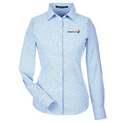 Image of D&J Ladies' Micro Windowpane Shirt