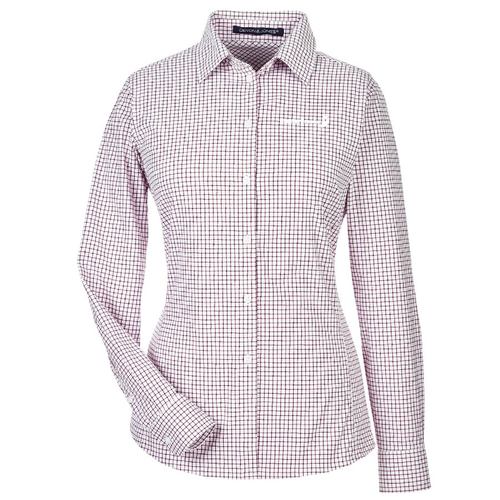 D&J Ladies' Micro Windowpane Shirt image thumbnail
