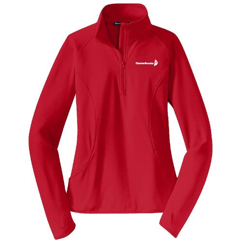 Ladies Stretch 1/2-Zip Sport Pullover image thumbnail