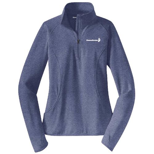 Ladies Stretch 1/2-Zip Sport Pullover image thumbnail