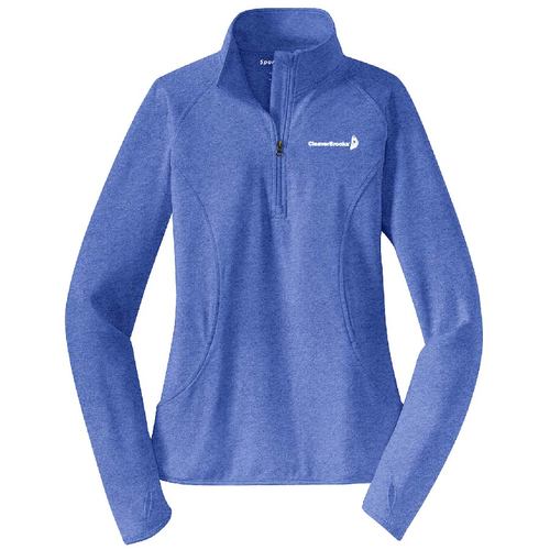 Ladies Stretch 1/2-Zip Sport Pullover image thumbnail