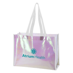 Image of Pink Laminated Tote Bag