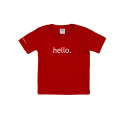 Image of Toddler "hello." T-Shirt