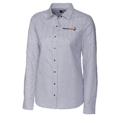 C&B Ladies L/S Stretch Oxford image thumbnail
