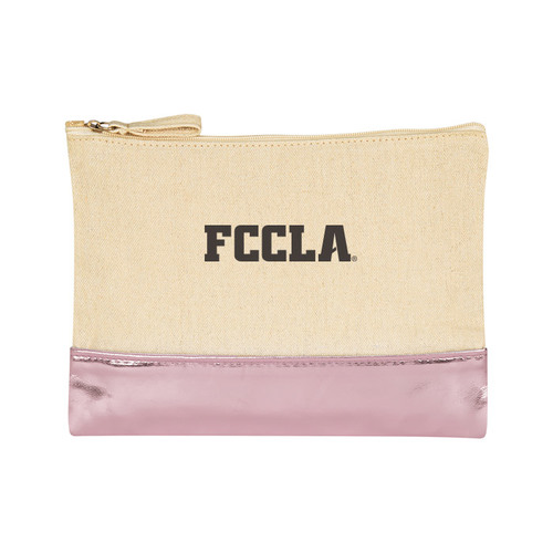 Cotton Canvas Cosmetic Bag image thumbnail