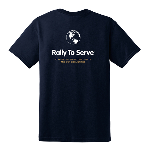 Rally To Serve/30 Years T-Shirt-Navy image thumbnail