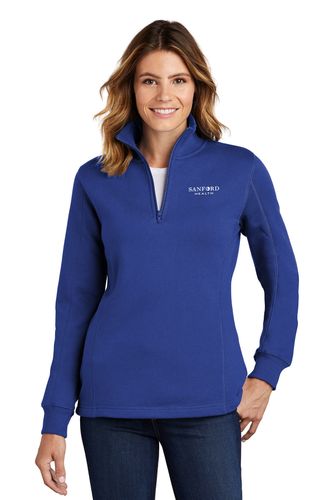 Sport-Tek Ladies 1/4-Zip Sweatshirt image thumbnail