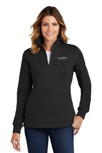 Sport-Tek Ladies 1/4-Zip Sweatshirt image thumbnail