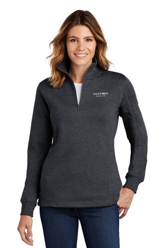Sport-Tek Ladies 1/4-Zip Sweatshirt image thumbnail