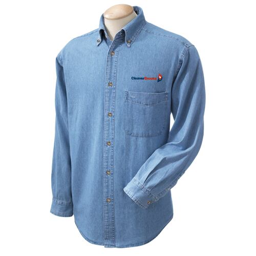 Men's Long Sleeve Denim Shirt  image thumbnail