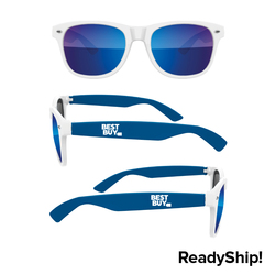 Image of Dual Tone Retro Mirror Sunglasses