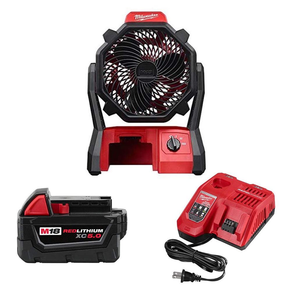 Milwaukee Jobsite Fan & Battery Pack Omni Company Store