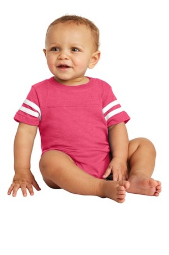 Rabbit Skins Infant Football Fine Jersey Bodysuit image thumbnail