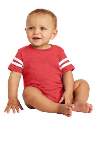 Rabbit Skins Infant Football Fine Jersey Bodysuit image thumbnail