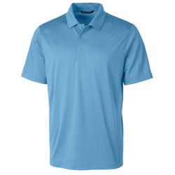 Image of Cutter & Buck Prospect Textured Stretch Mens Short Sleeve Polo