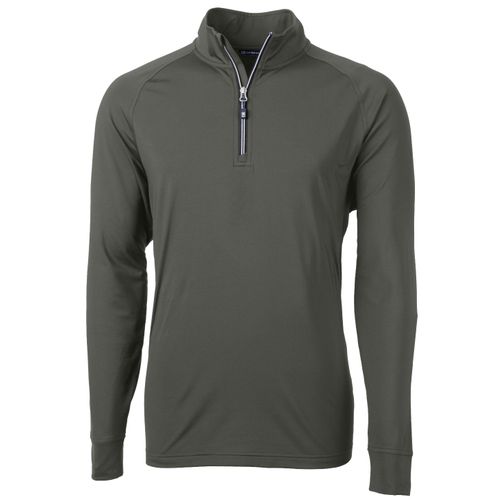 Cutter & Buck Adapt Eco Knit Stretch Recycled Mens Quarter Zip Pullover image thumbnail