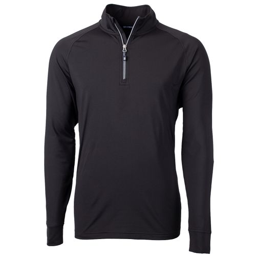 Cutter & Buck Adapt Eco Knit Stretch Recycled Mens Quarter Zip Pullover image thumbnail