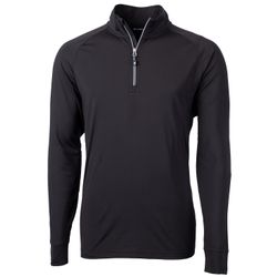 Image of Cutter & Buck Adapt Eco Knit Stretch Recycled Mens Quarter Zip Pullover