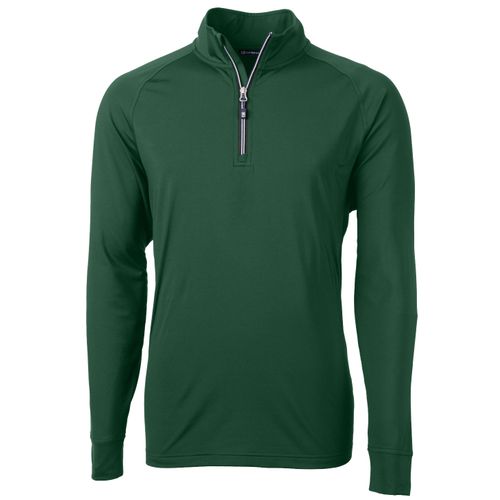 Cutter & Buck Adapt Eco Knit Stretch Recycled Mens Quarter Zip Pullover image thumbnail