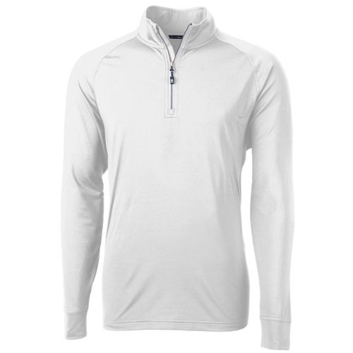Cutter & Buck Adapt Eco Knit Stretch Recycled Mens Quarter Zip Pullover image thumbnail