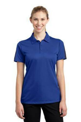 Sport-Tek Ladies PosiCharge Active Textured Colorblock Polo. LST695 image thumbnail