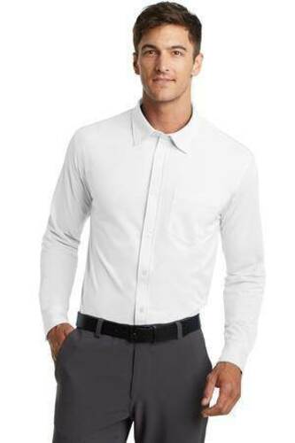 Port Authority Dimension Knit Dress Shirt. K570 image thumbnail