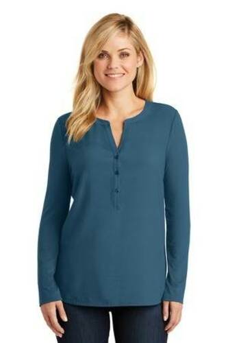 Port Authority Ladies Concept Henley Tunic. LK5432 image thumbnail
