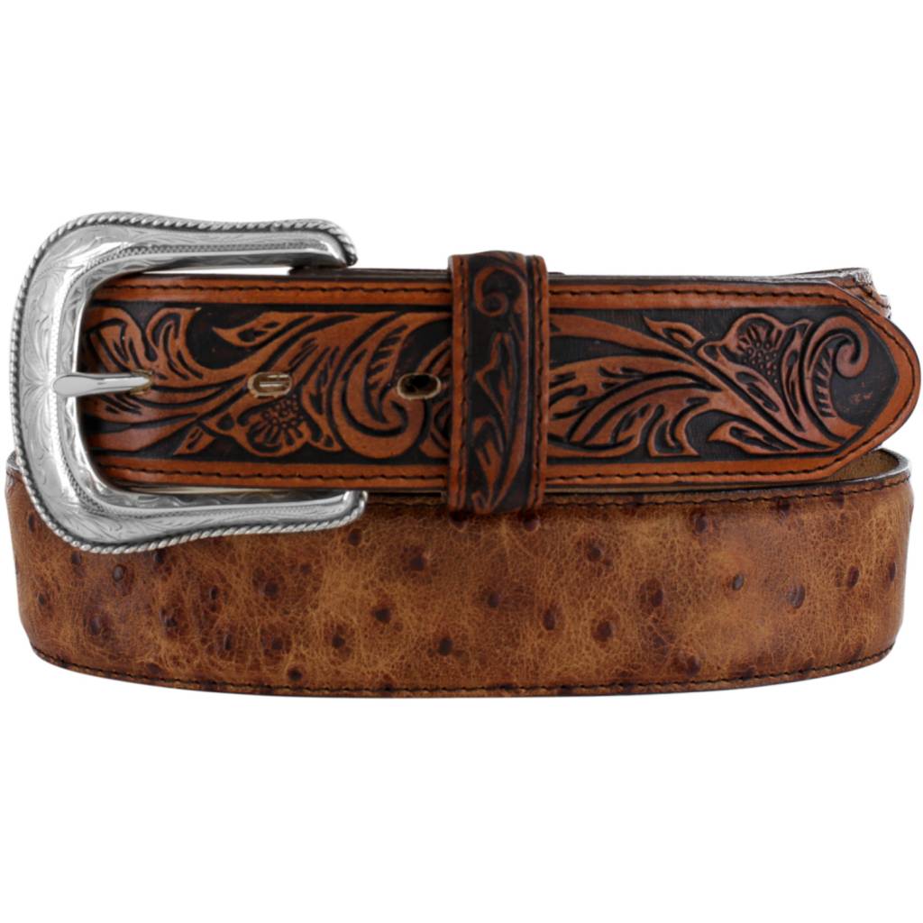 LEEGIN RUSTIC OSTRICH BELT C42525 | Gulotta's Western Wear