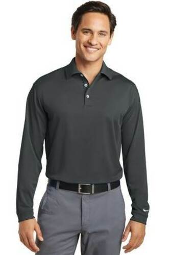 Nike Long Sleeve Dri-FIT Stretch Tech Polo. 466364 image thumbnail
