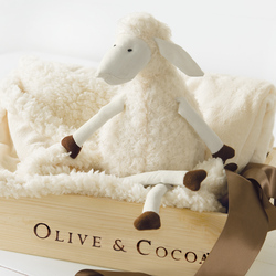 Image of Olive & Cocoa Lulu Lamb and Blankie 