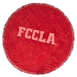 Image of Round Fringe Beach Towel