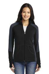 Image of Port Authority Ladies Colorblock Microfleece Jacket. L230