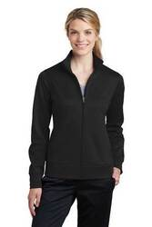 Image of Sport-Tek Ladies Sport-Wick Fleece Full-Zip Jacket. LST241