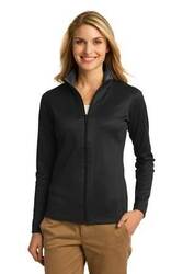Image of Port Authority Ladies Vertical Texture Full-Zip Jacket. L805