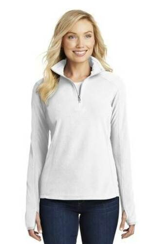 Port Authority Ladies Microfleece 1/2-Zip Pullover. L224 image thumbnail