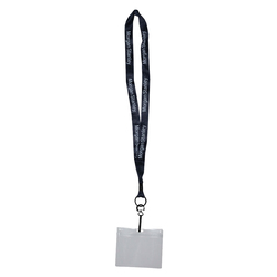 Image of Lanyard w/ I.D. Holder - Blue 
