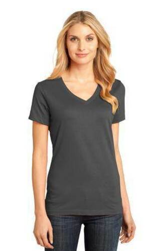 District - Women's Perfect Weight V-Neck Tee. DM1170L image thumbnail