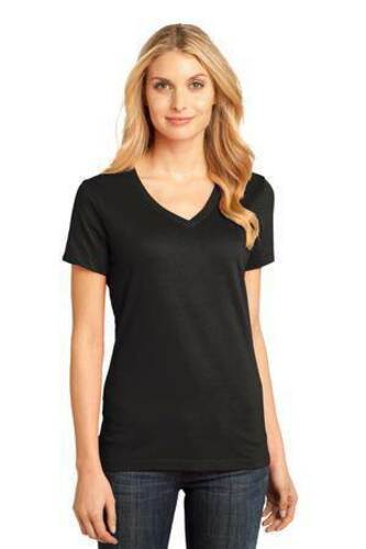 District - Women's Perfect Weight V-Neck Tee. DM1170L image thumbnail