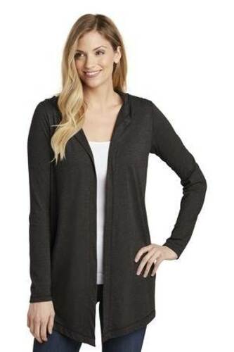 District Women's Perfect Tri Hooded Cardigan. DT156 image thumbnail