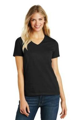 District Women's Perfect Blend V-Neck Tee. DM1190L image thumbnail